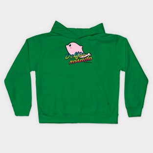 delfín bebé rosado Kids Hoodie